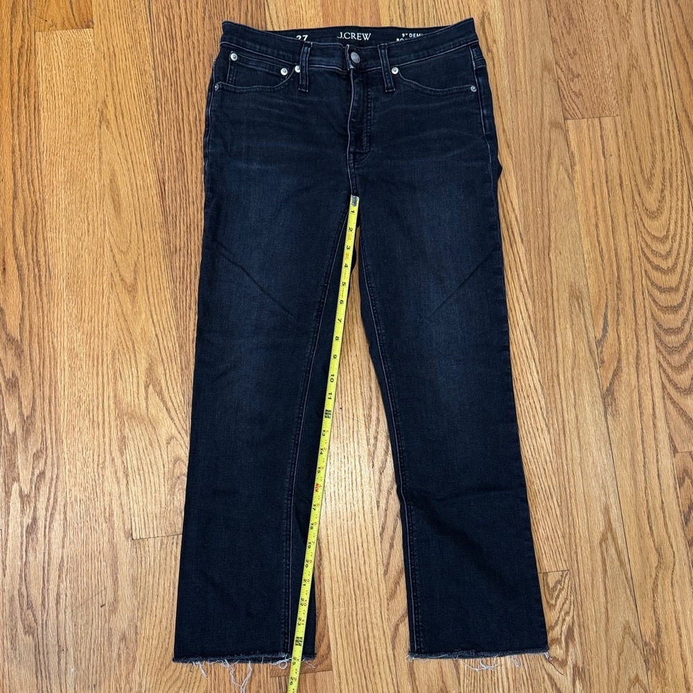 J. Crew 9” Demi Boot Crop jeans